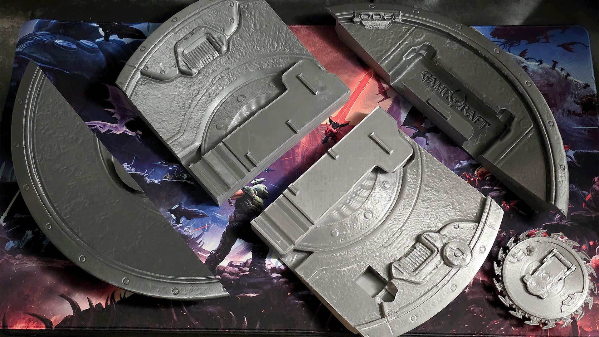 Assembling the raw 3D printed components