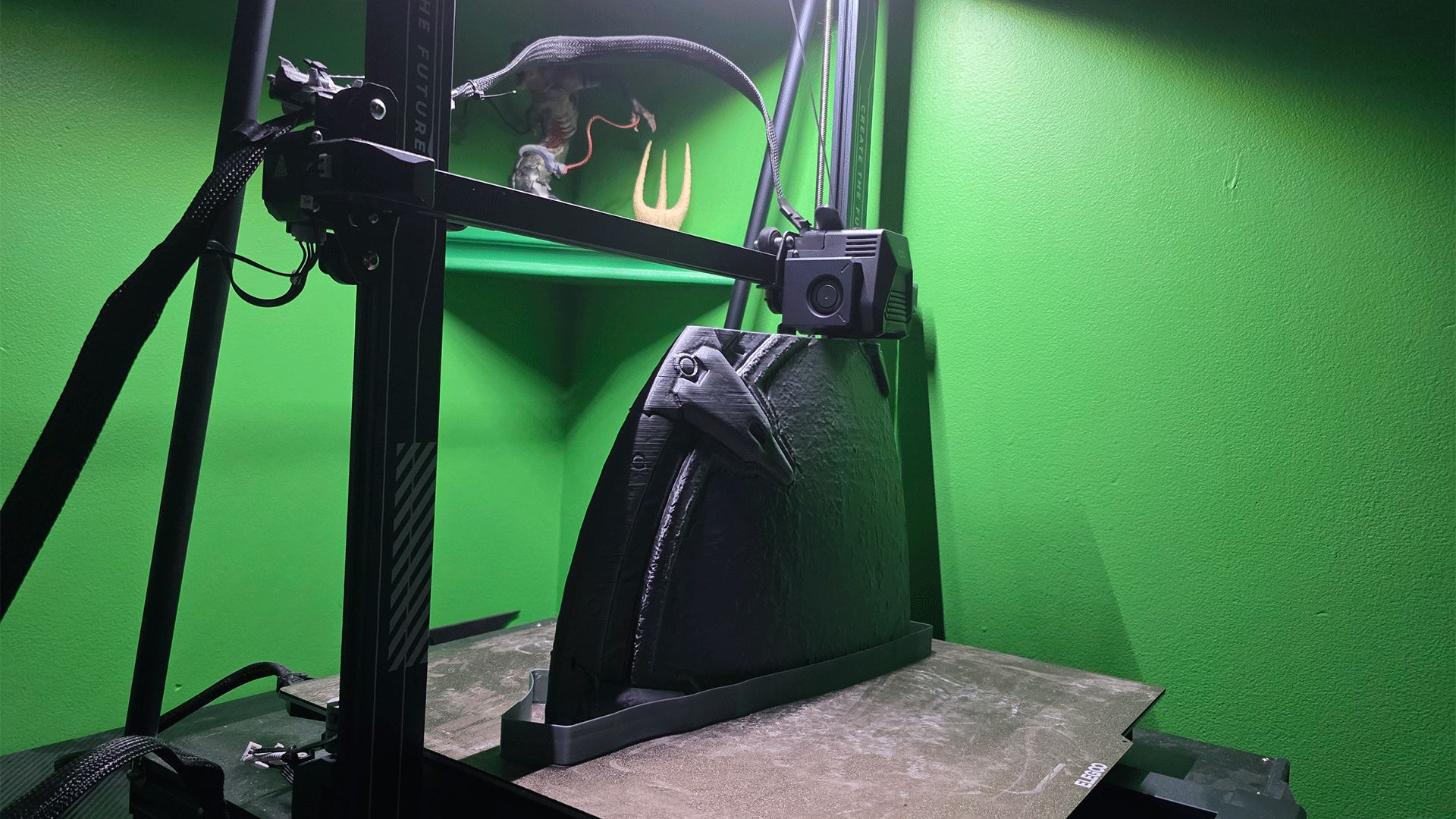 3D printing the Shield Saw body, one quadrant at a time