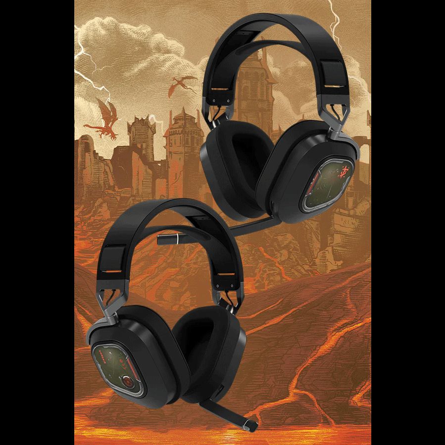 DOOM: The Dark Ages Corsair HS80 RGB Wireless Headset!