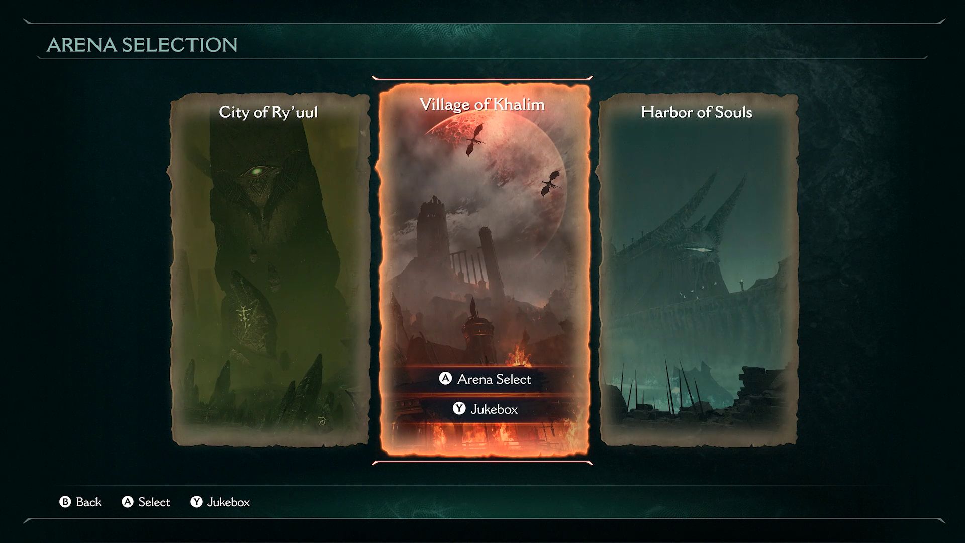 Image of the selectable Ripatorium Arenas from DOOM: The Dark Ages.