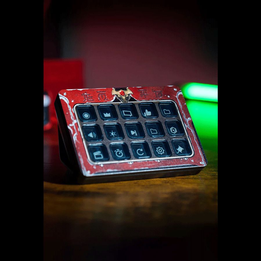 DOOM: The Dark Ages Elgato Red Keycard Stream Deck MK.2