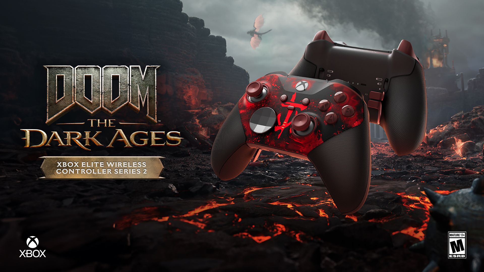 Take things to the next level with the DOOM: The Dark Ages Xbox Elite Series 2 Controller.