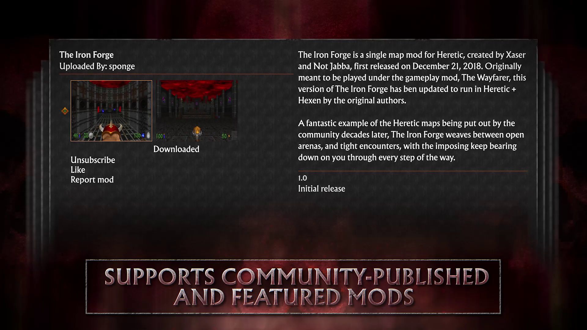 Image from Heretic + Hexen's Community Published Mods.
