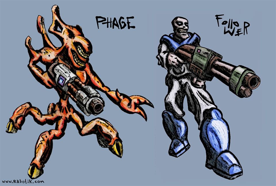Harmony Enemy sketches in-body 1