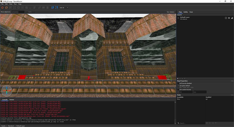 QDOOM editor screen.