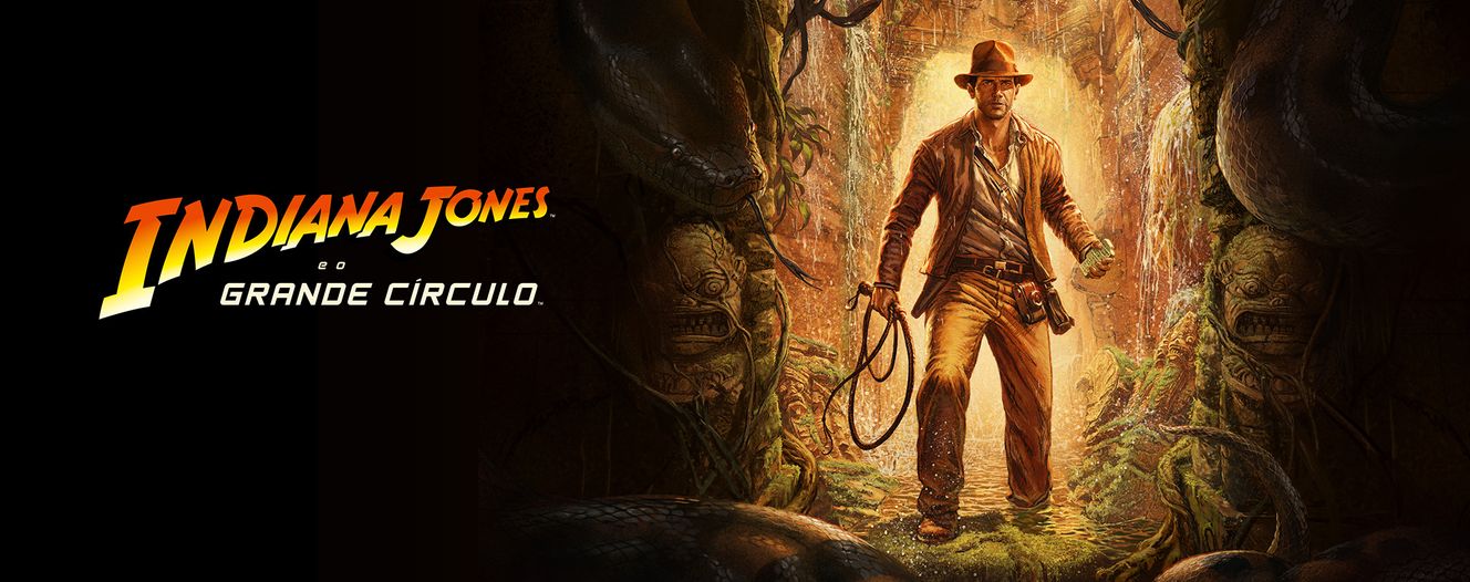 Arte principal de Indiana Jones e o Grande Círculo
